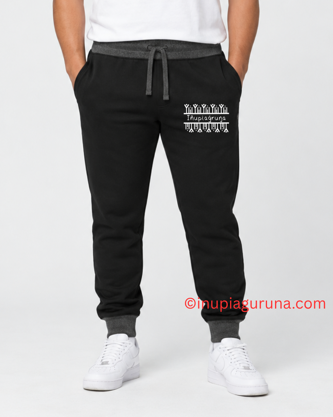 Iñupiaġuruŋa — I Am Iñupiaq Adult Joggers