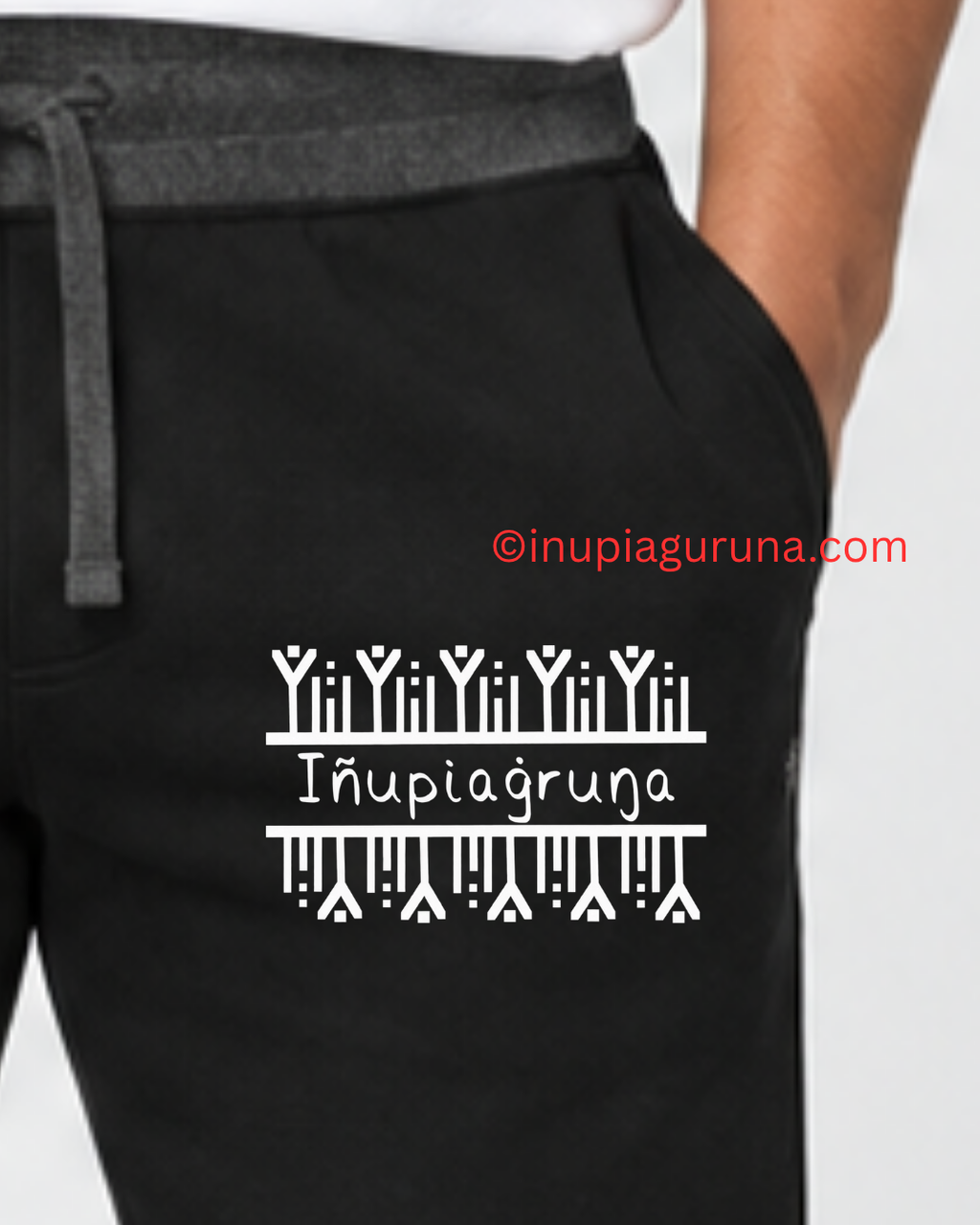 Iñupiaġuruŋa — I Am Iñupiaq Adult Joggers