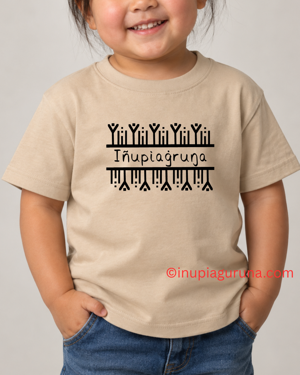 Iñupiaġuruŋa — I Am Iñupiaq Toddler T-Shirt