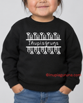 Iñupiaġuruŋa — I Am Iñupiaq Toddler Crewneck Sweatshirt