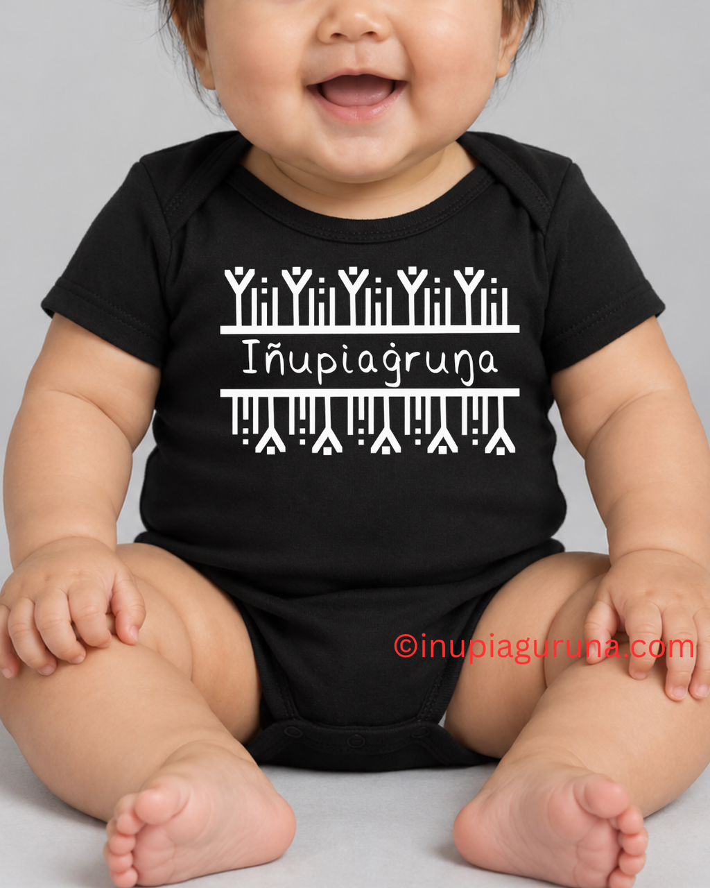 Iñupiaġuruŋa — I Am Iñupiaq Infant Bodysuit
