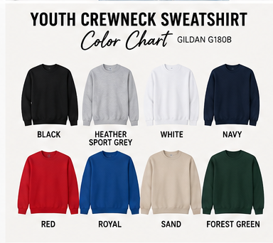 Iñupiaġuruŋa — I Am Iñupiaq Youth Crewneck Sweatshirt