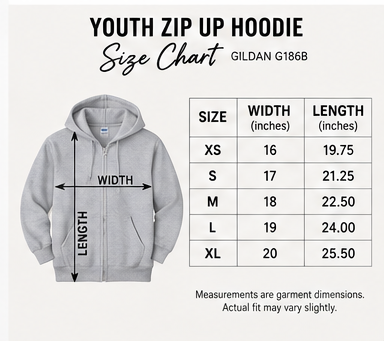 Iñupiaġuruŋa — I Am Iñupiaq Youth Full-Zip Hoodie